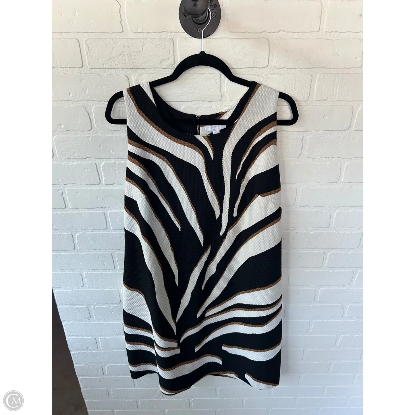 Dress Work By Charter Club In Black & White, Size: Xl