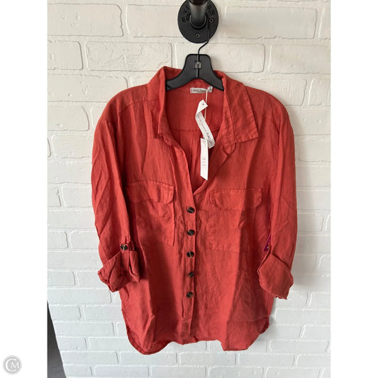 Top 3/4 Sleeve By Clothes Mentor In Orange, Size: Xl