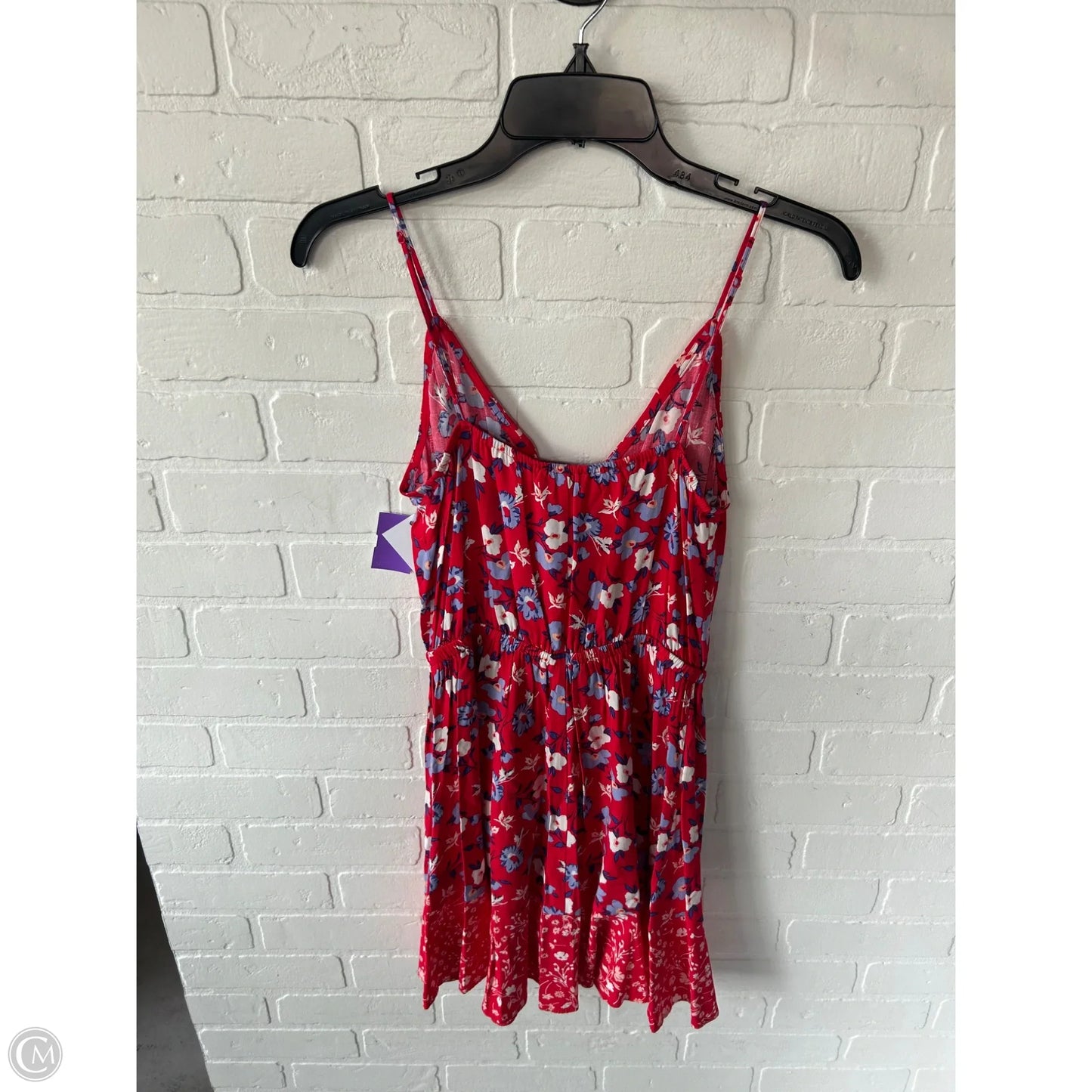 Dress Casual Short By Express In Red & White, Size: S