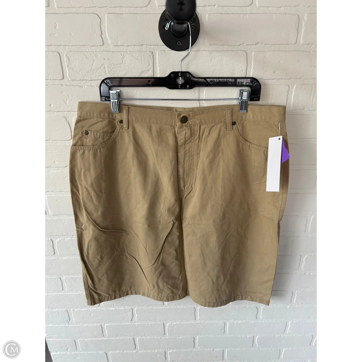 Skirt Mini & Short By Liz Claiborne In Tan, Size: 16