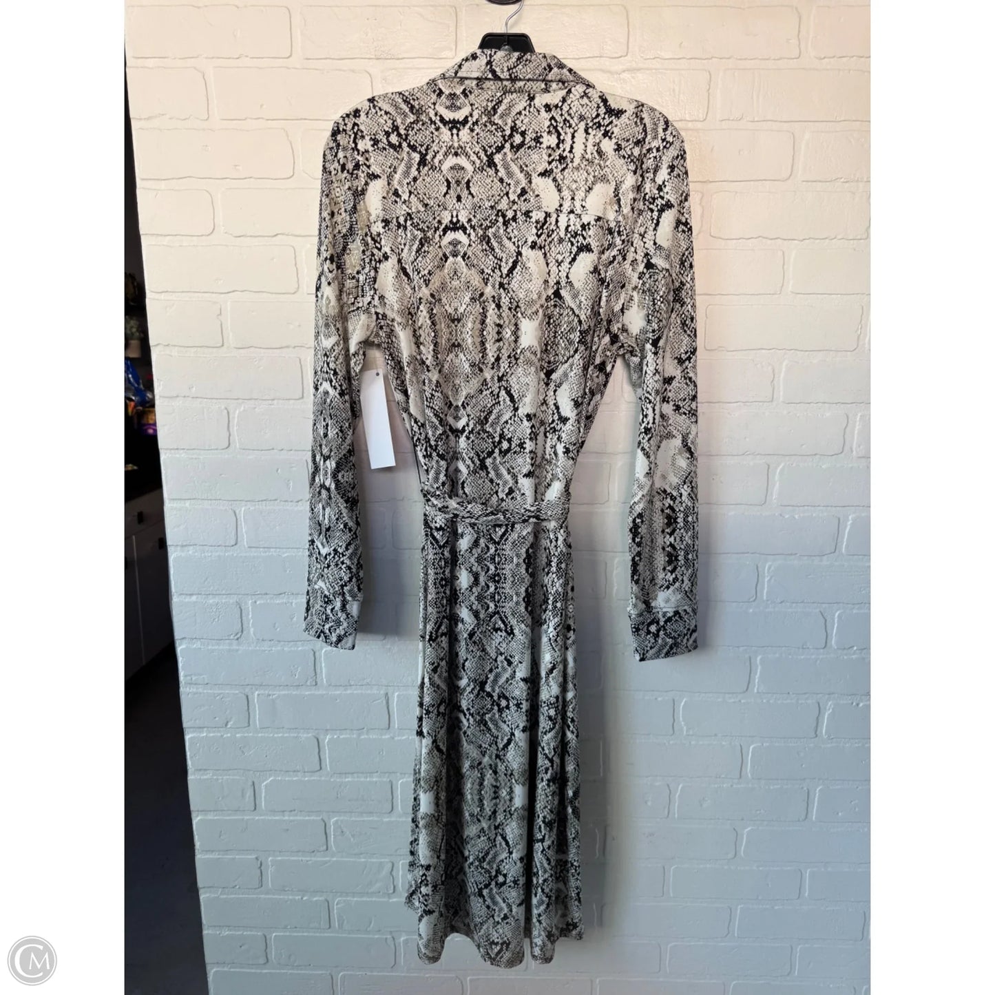 Dress Casual Midi By Inc In Black & White, Size: M