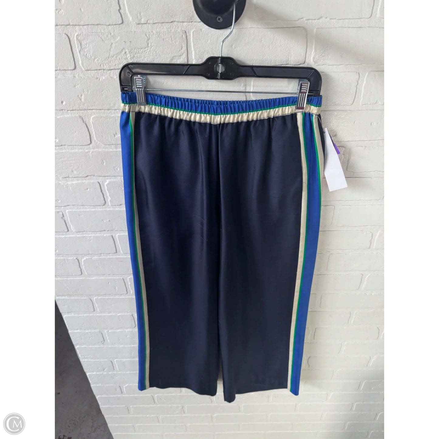 Pants Cropped By Elevenses In Navy, Size: 4