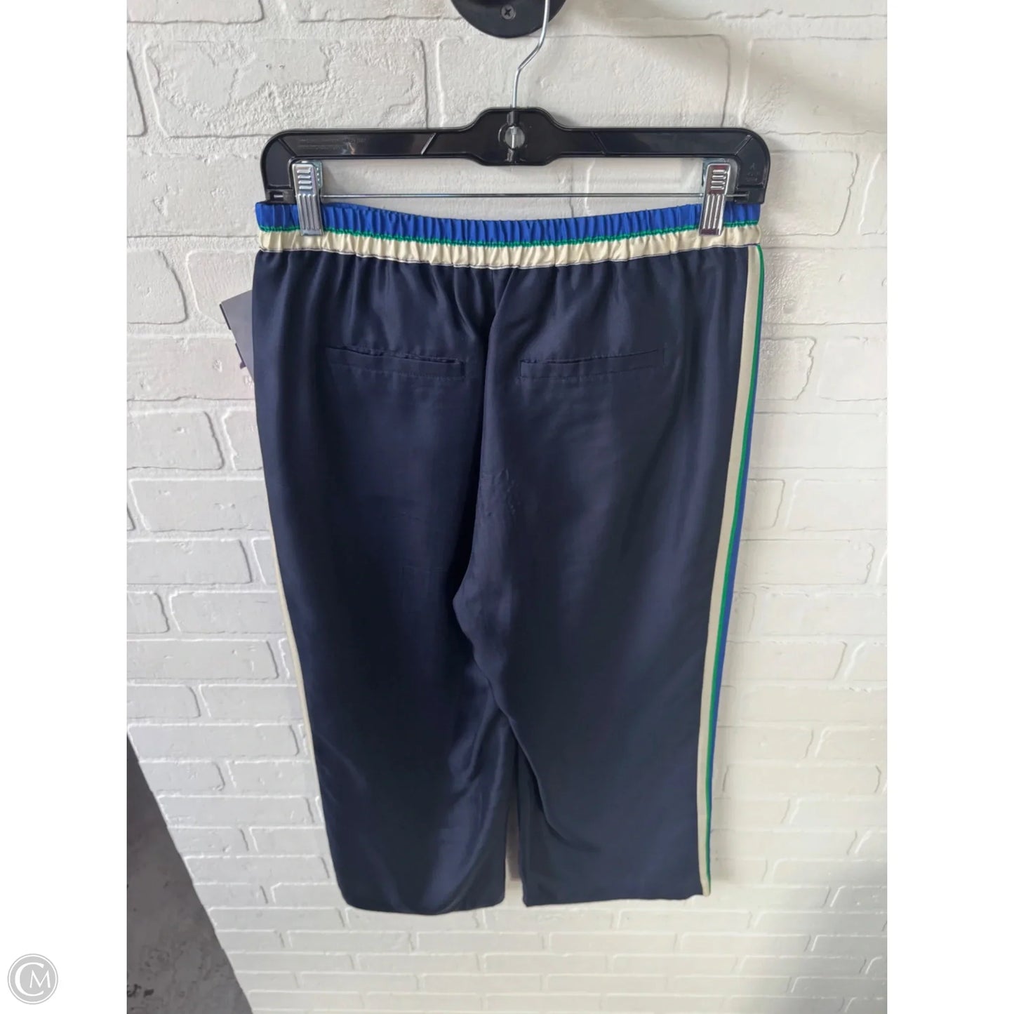 Pants Cropped By Elevenses In Navy, Size: 4