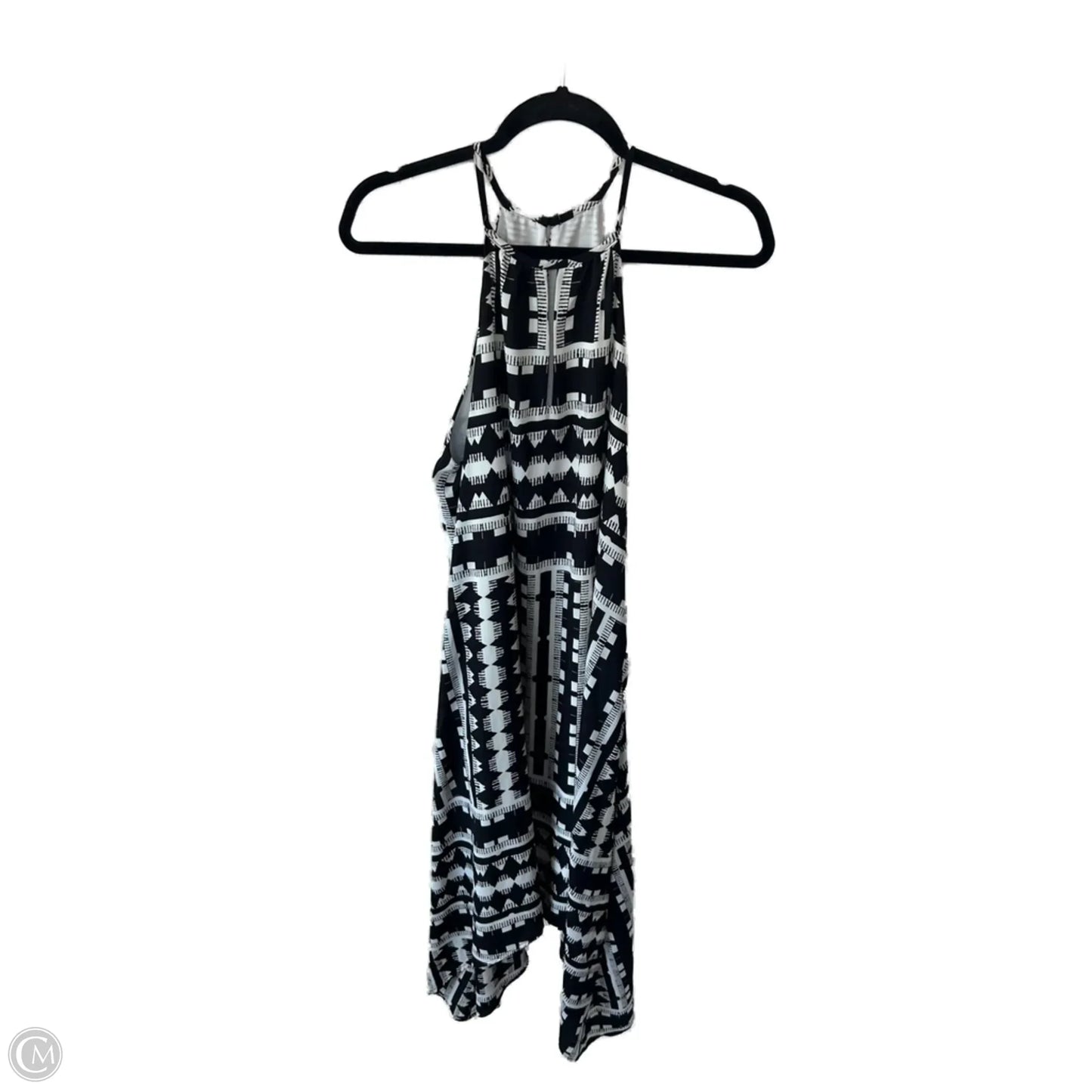Dress Casual Midi By Peyton Jensen In Black & White, Size: L