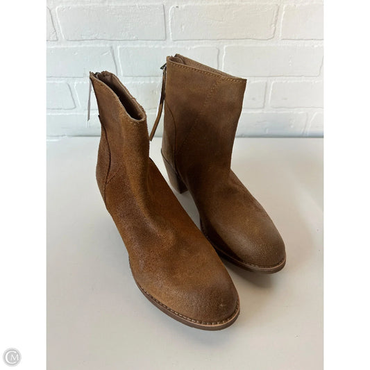 Boots Ankle Heels By Seychelles In Brown, Size: 8.5