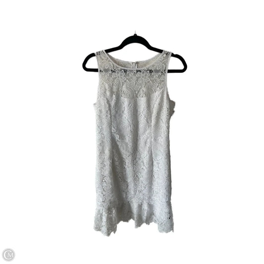 Dress Party Midi By White House Black Market In White, Size: S