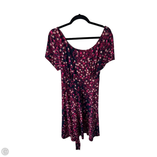 Dress Casual Midi By Leota In Blue & Pink, Size: 2x