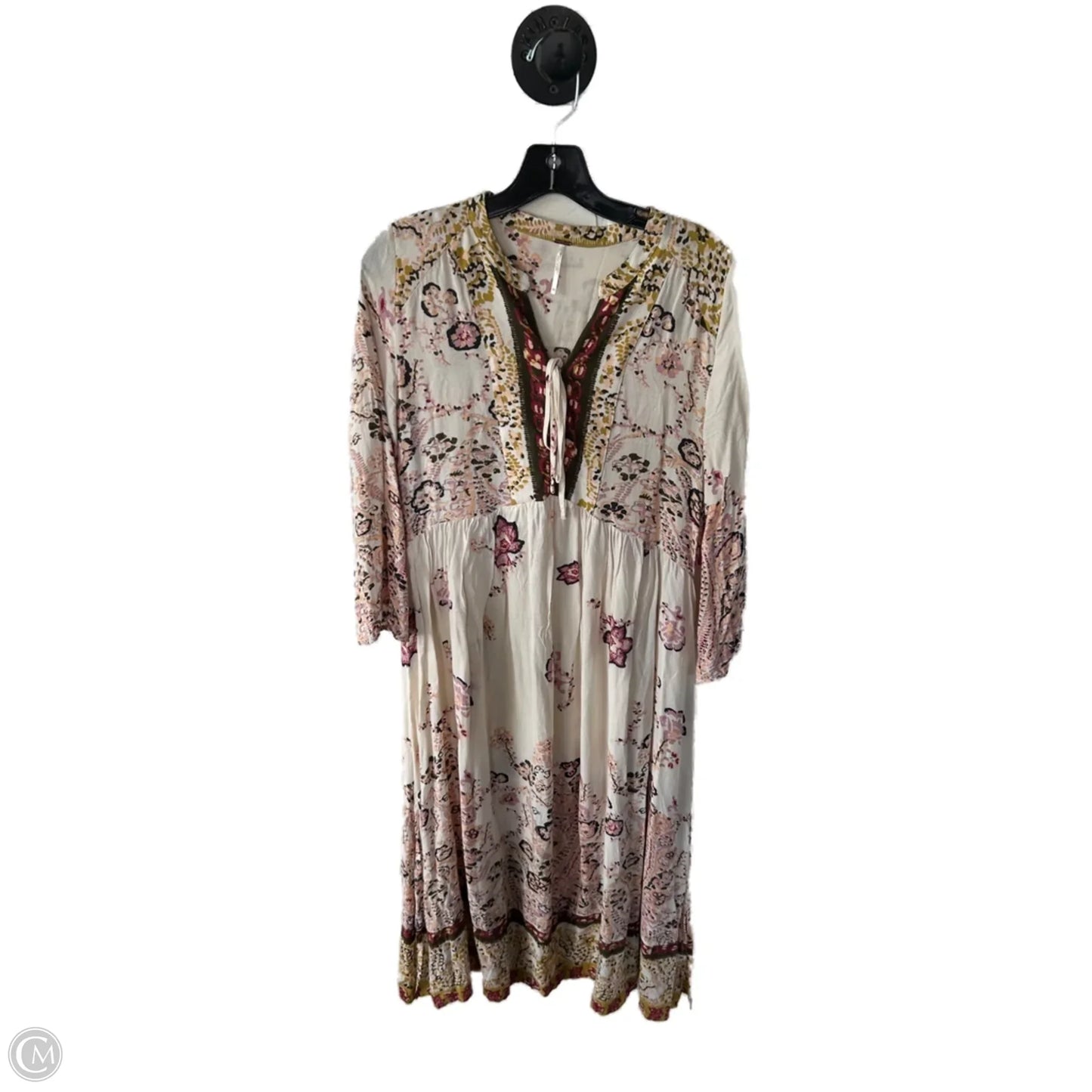 Dress Casual Midi By Free People In Cream, Size: Xs