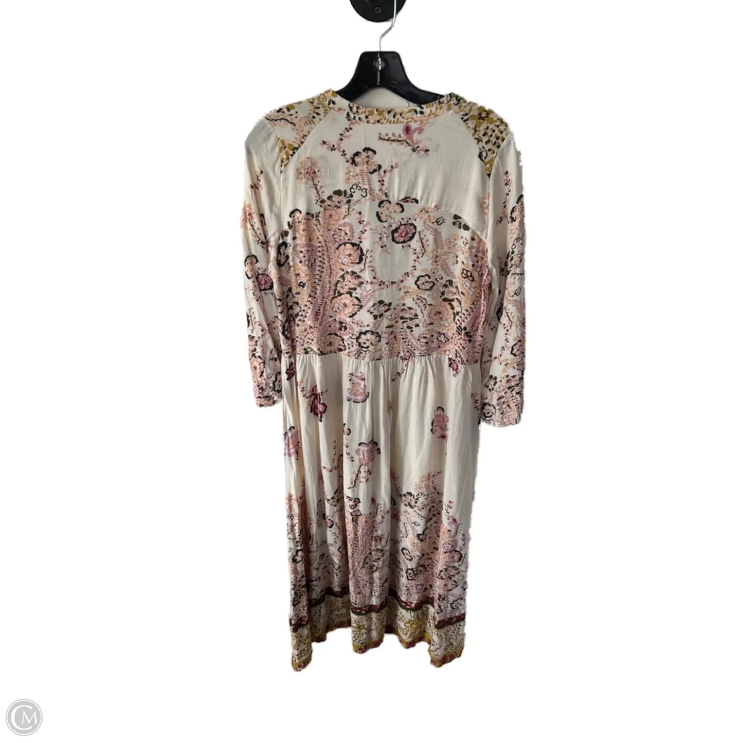 Dress Casual Midi By Free People In Cream, Size: Xs