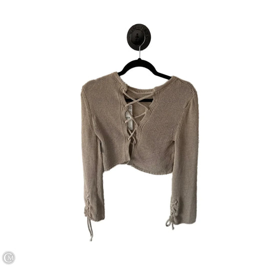 Sweater By Zara In Tan, Size: S