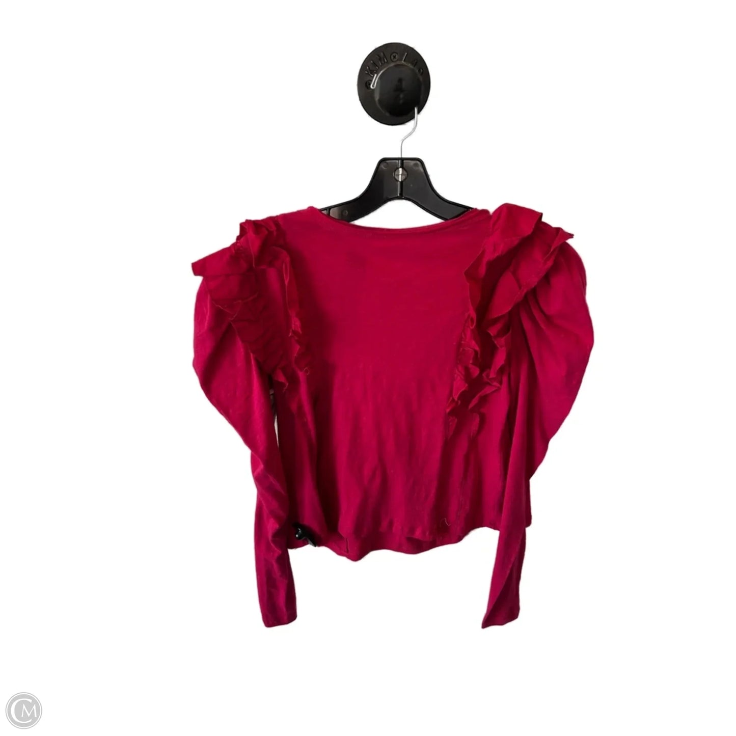 Top Long Sleeve By Anthropologie In Pink, Size: Xs