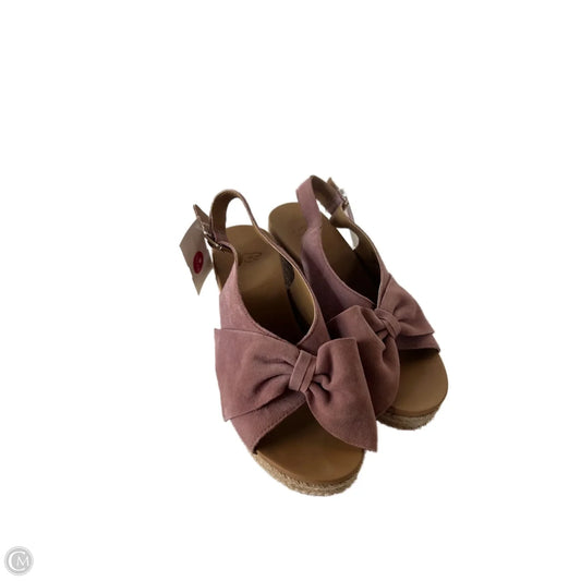 Sandals Designer By Ugg In Pink, Size: 6