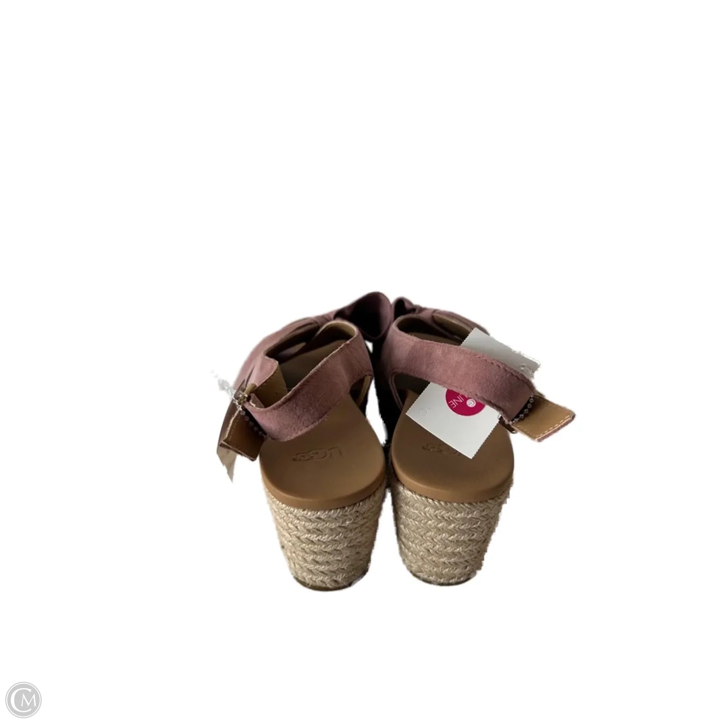 Sandals Designer By Ugg In Pink, Size: 6