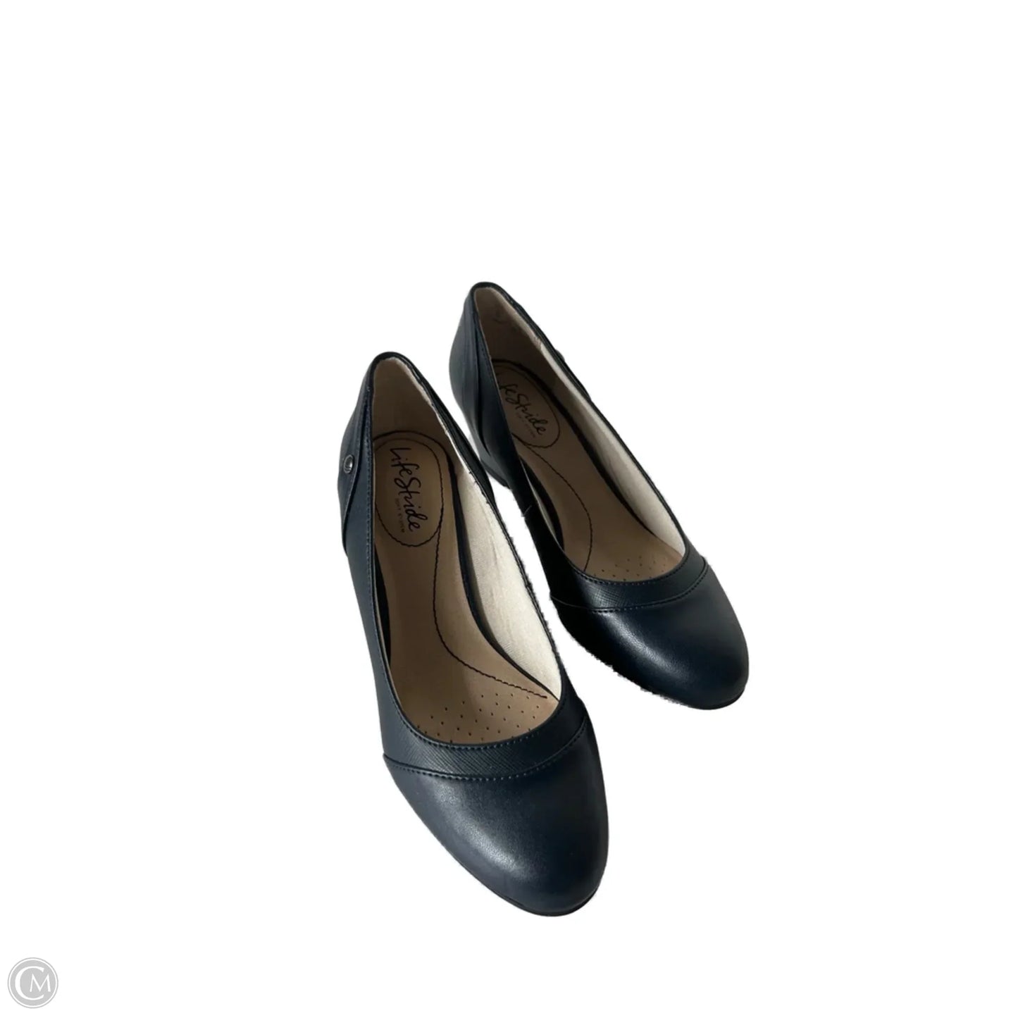 Shoes Heels Wedge By Life Stride In Blue, Size: 6