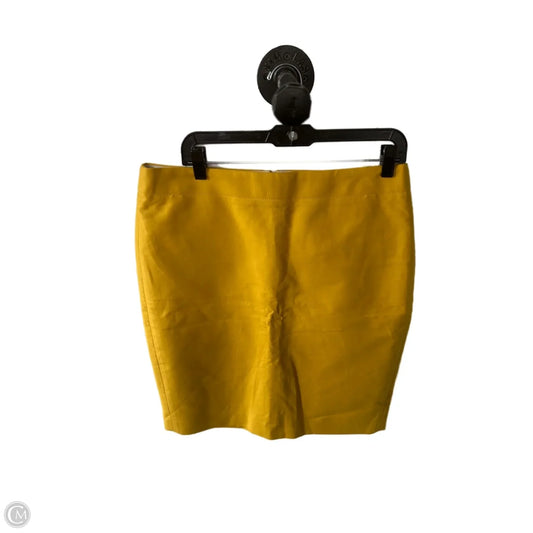 Skirt Midi By J. Crew In Yellow, Size: 12