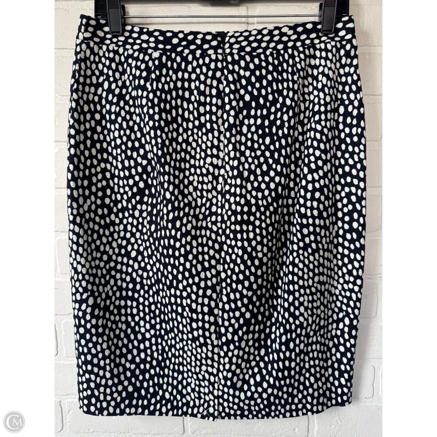 Skirt Mini & Short By J. Crew In Blue & White, Size: 4