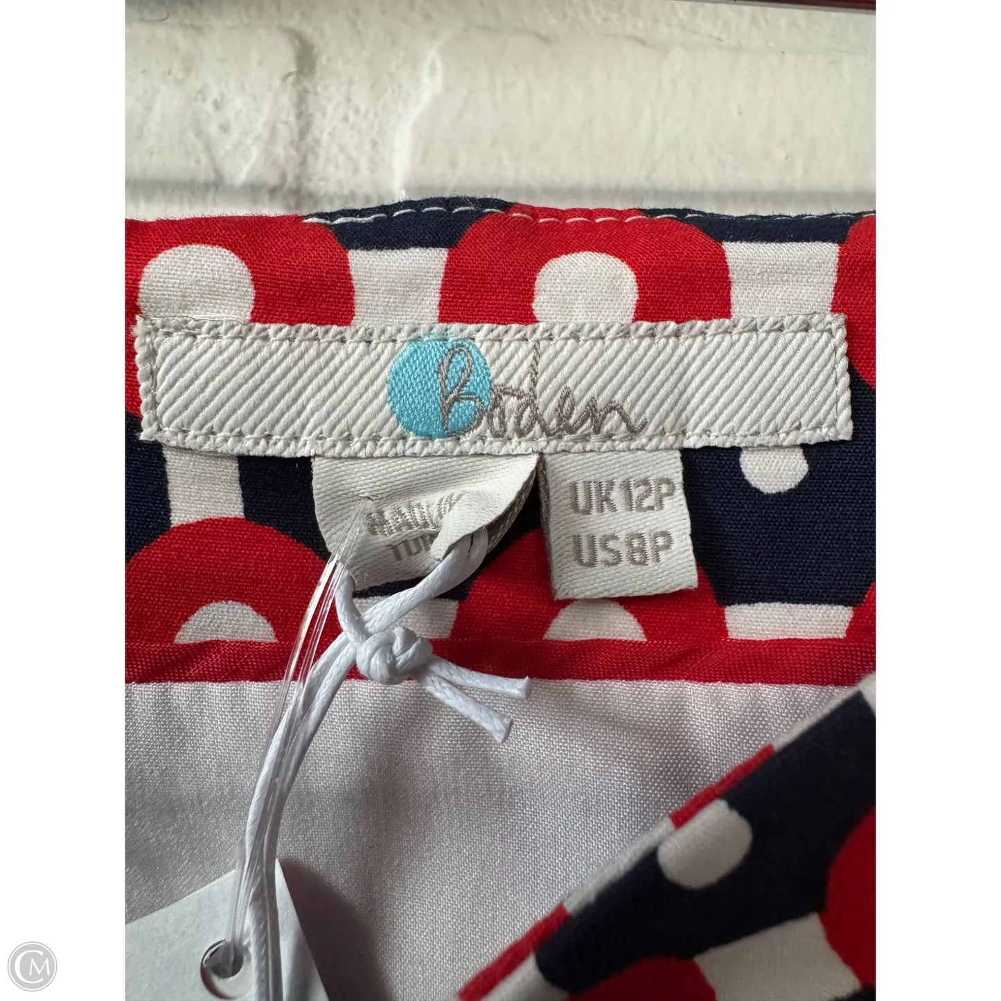 Skirt Mini & Short By Boden In Blue & Red & White, Size: 8p