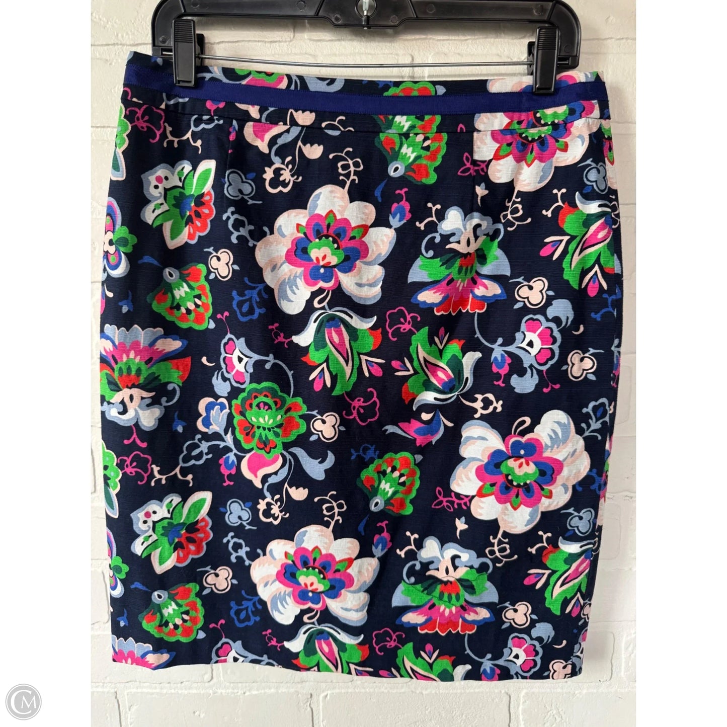 Skirt Mini & Short By Boden In Blue & Brown, Size: 8p