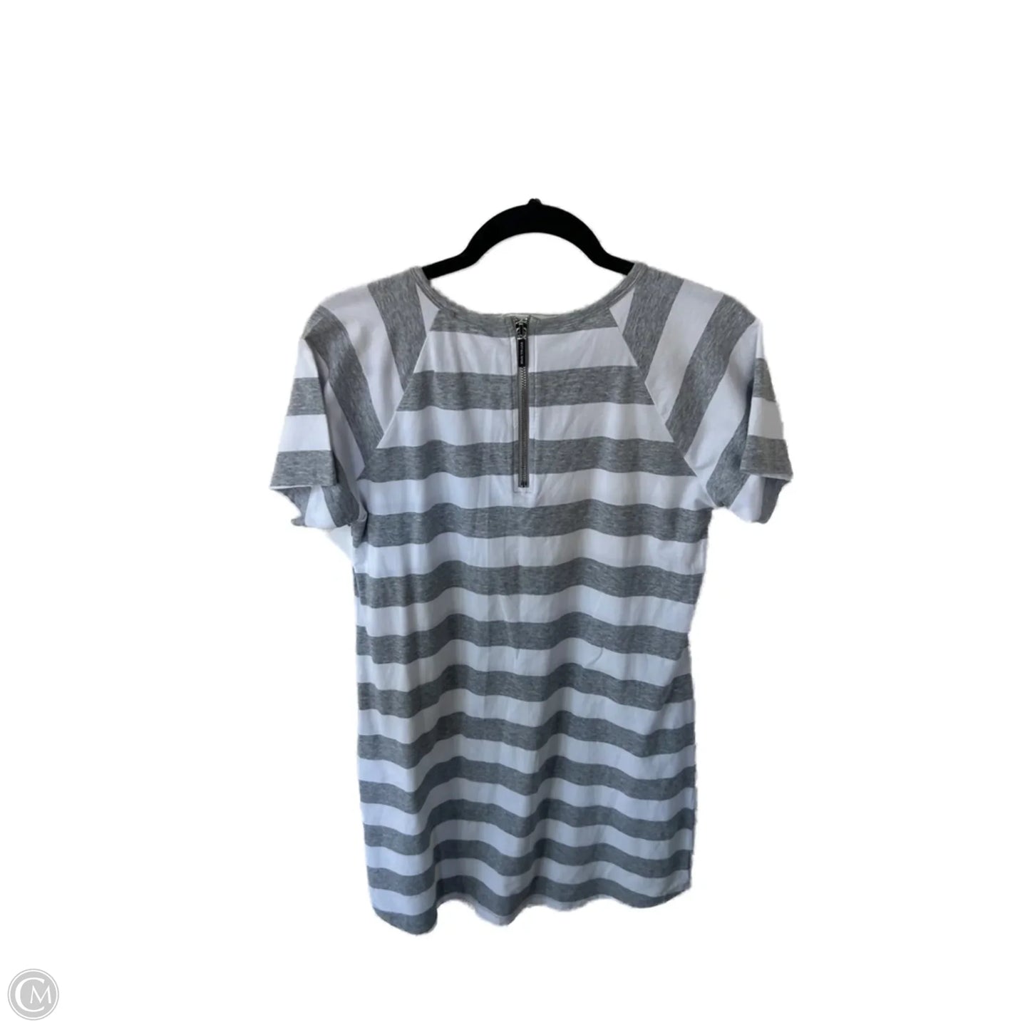 Dress Casual Short By Michael By Michael Kors In Grey & White, Size: M