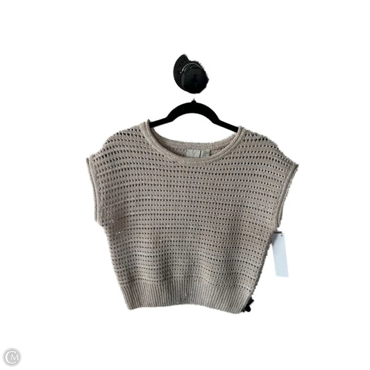 Vest Sweater By Joie In Beige, Size: Xs