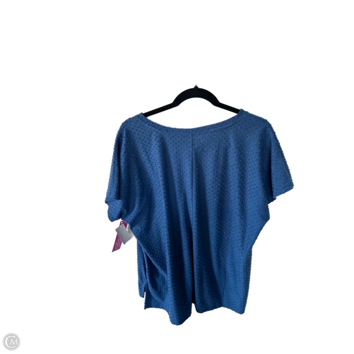 Top Short Sleeve By Maurices In Blue, Size: M