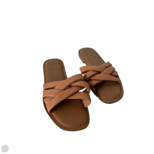 Sandals Flats By A New Day In Tan, Size: 10