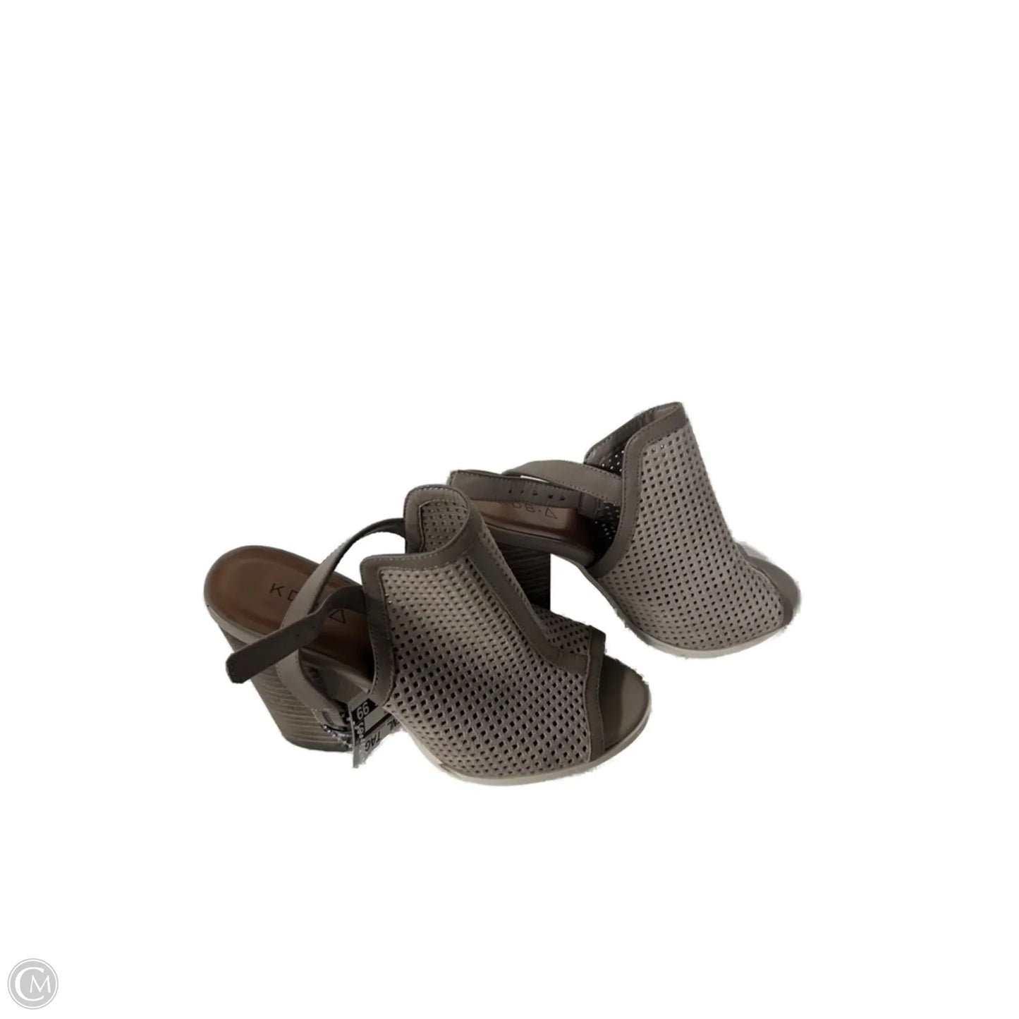 Shoes Heels Block By Kelsi Dagger In Grey, Size: 6.5