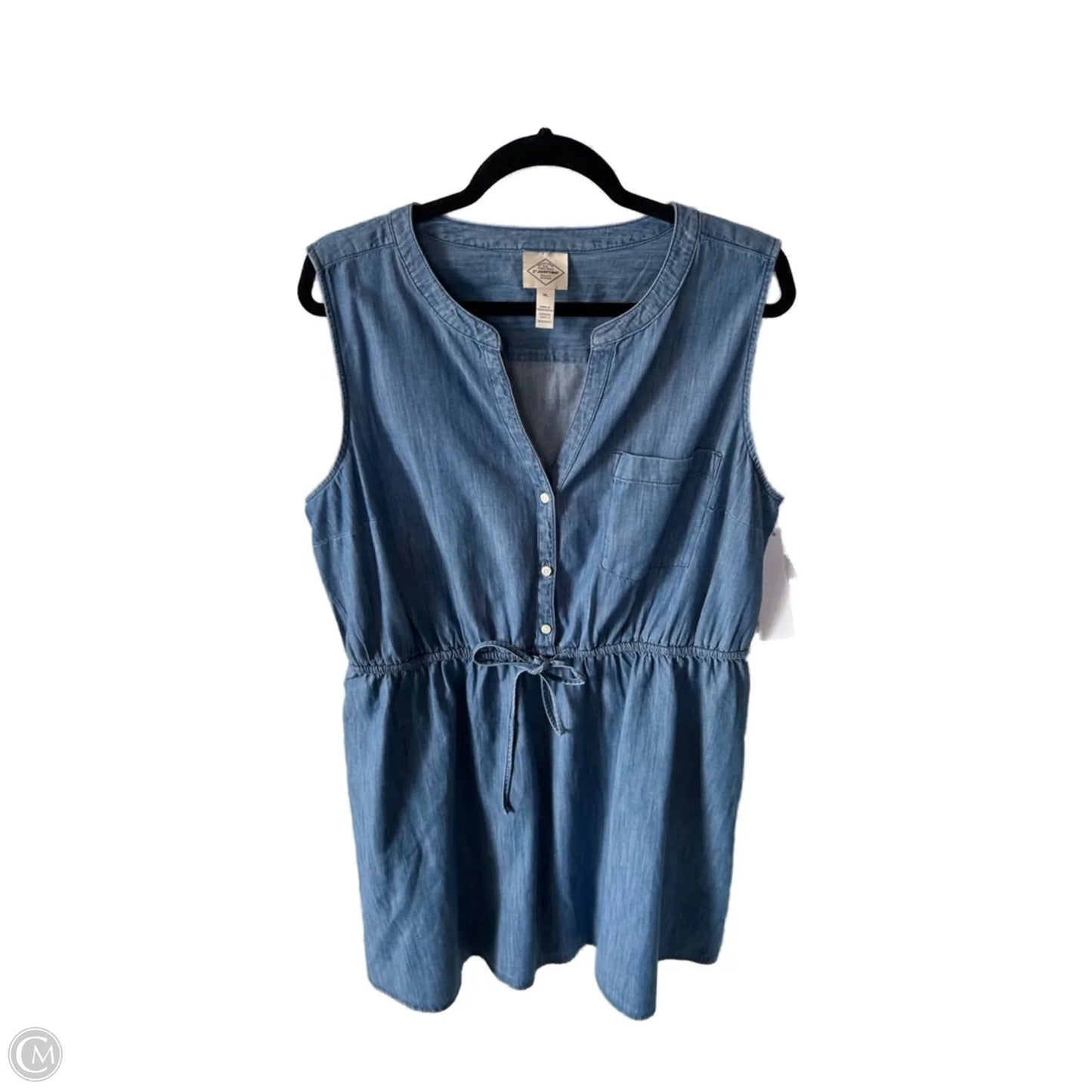 Dress Casual Short By St Johns Bay In Blue, Size: Xl