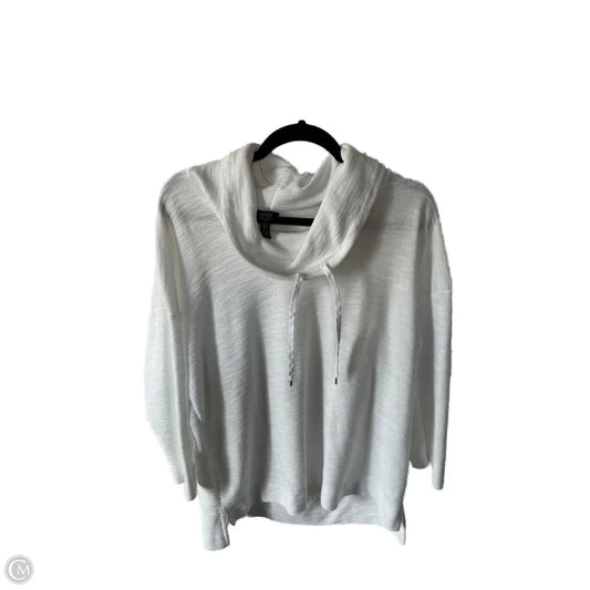 Top Long Sleeve By Jones New York In White, Size: 1x