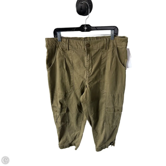 Pants Cargo & Utility By Knox Rose In Green, Size: 14
