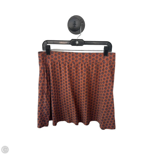 Skirt Mini & Short By Cmc In Orange, Size: 12