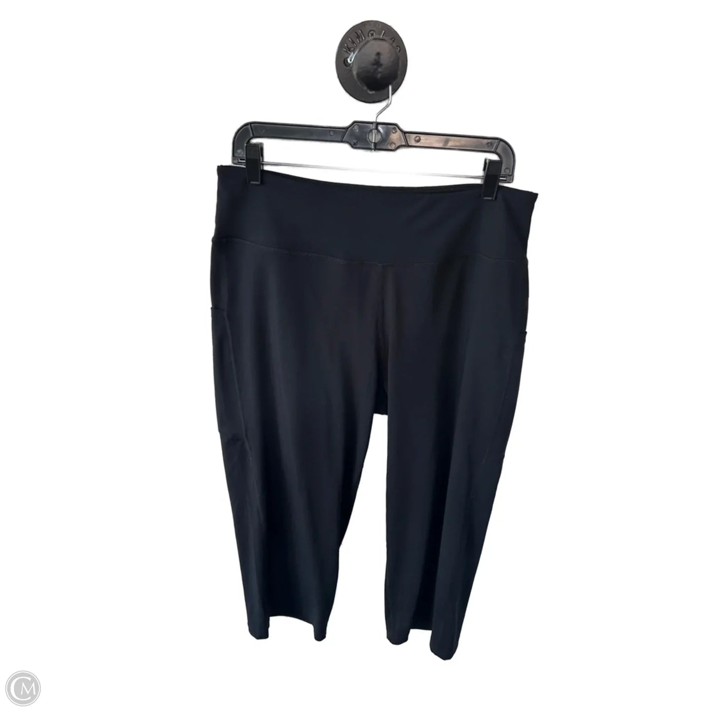 Athletic Capris By Clothes Mentor In Black, Size: 16