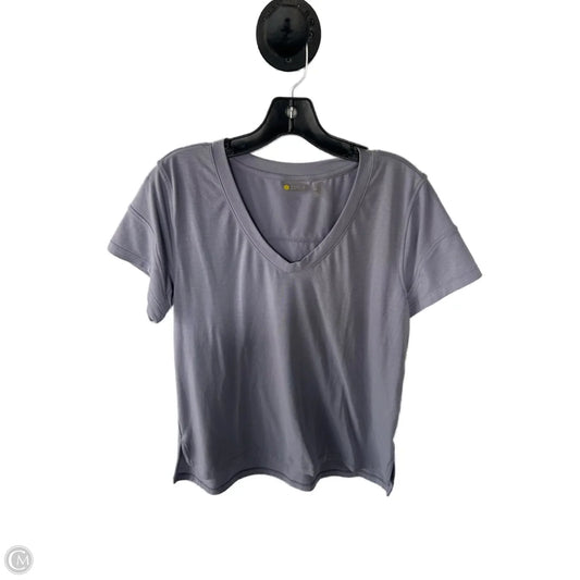 Athletic Top Short Sleeve By Zella In Purple, Size: M