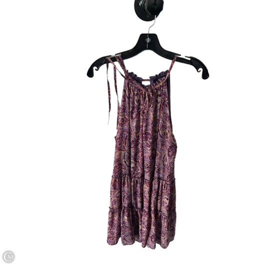 Dress Casual Short By Cmb In Purple, Size: M