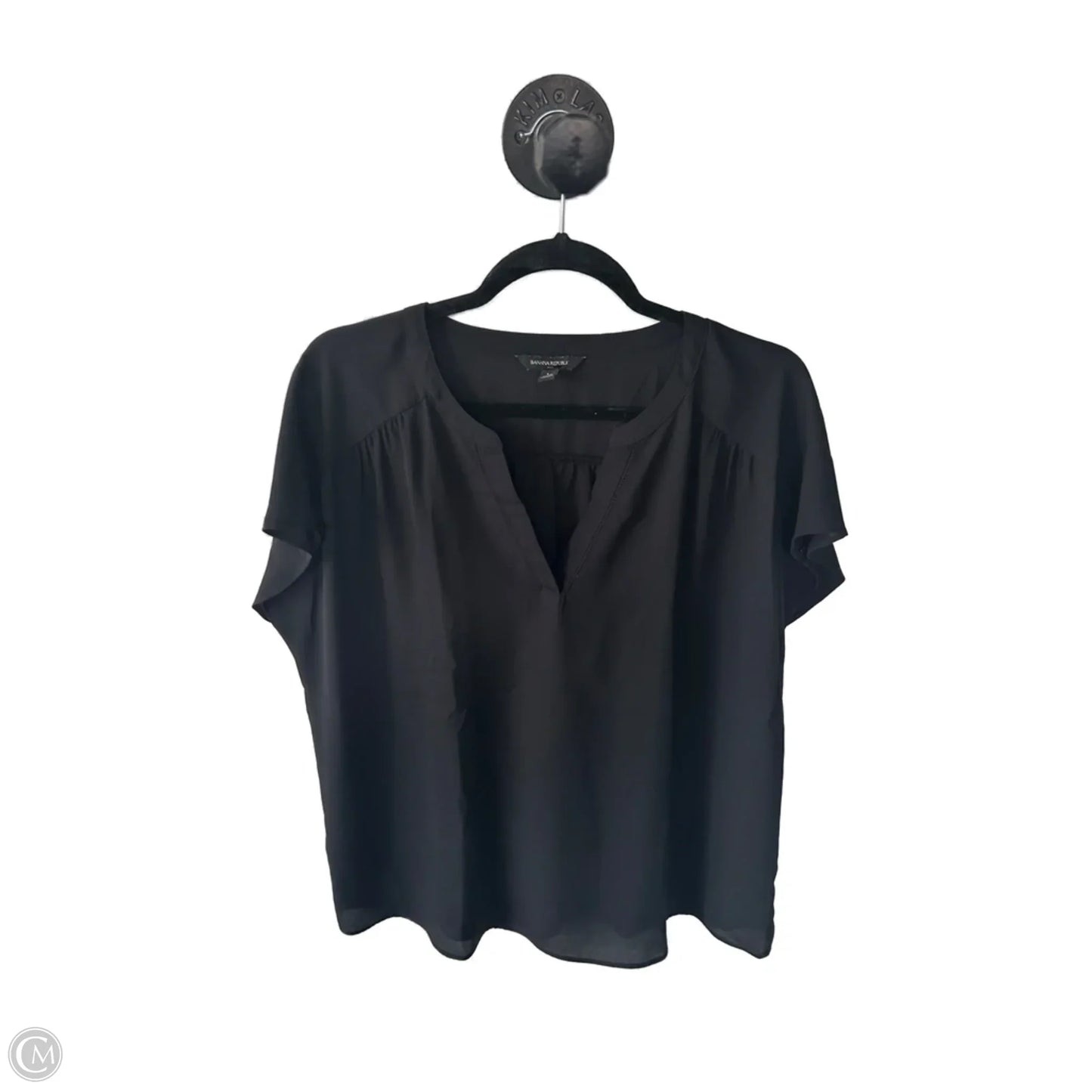 Top Sleeveless By Banana Republic In Black, Size: L