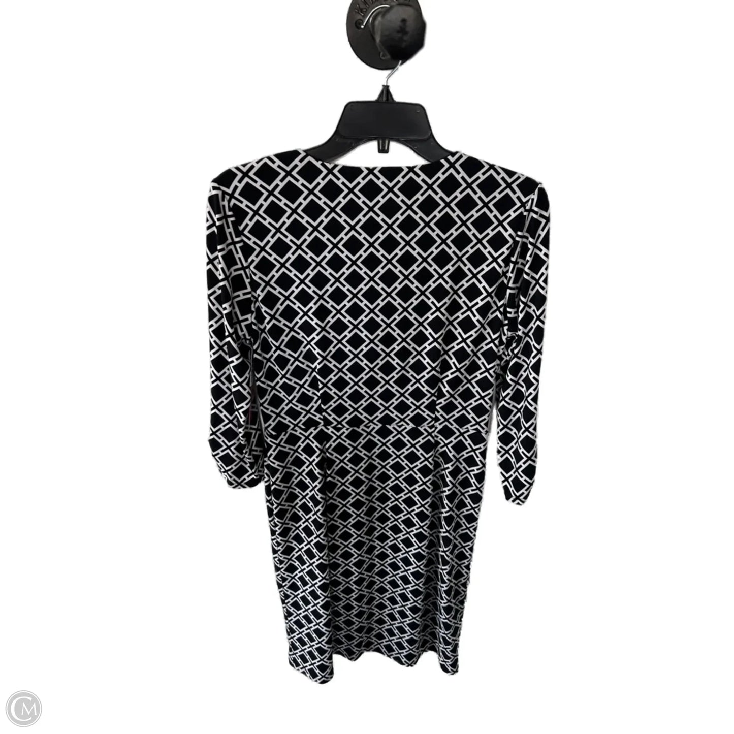 Dress Work By White House Black Market In Black & White, Size: S