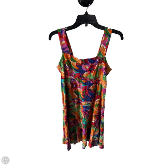 Dress Casual Midi By 1.state In Orange & Pink, Size: L
