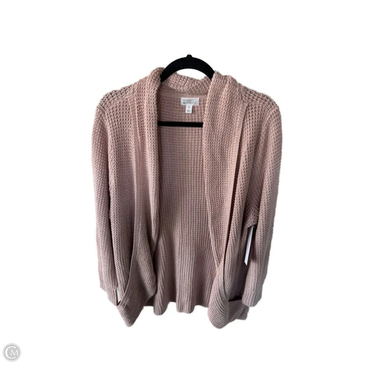 Sweater Cardigan By Market & Spruce In Pink, Size: 2x