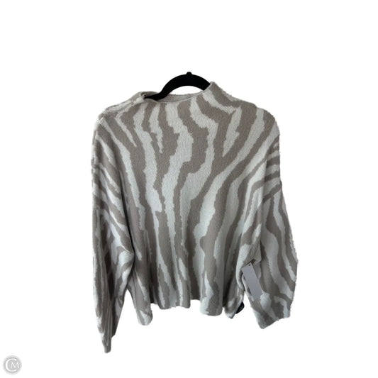 Sweater By Express In Tan & White, Size: L