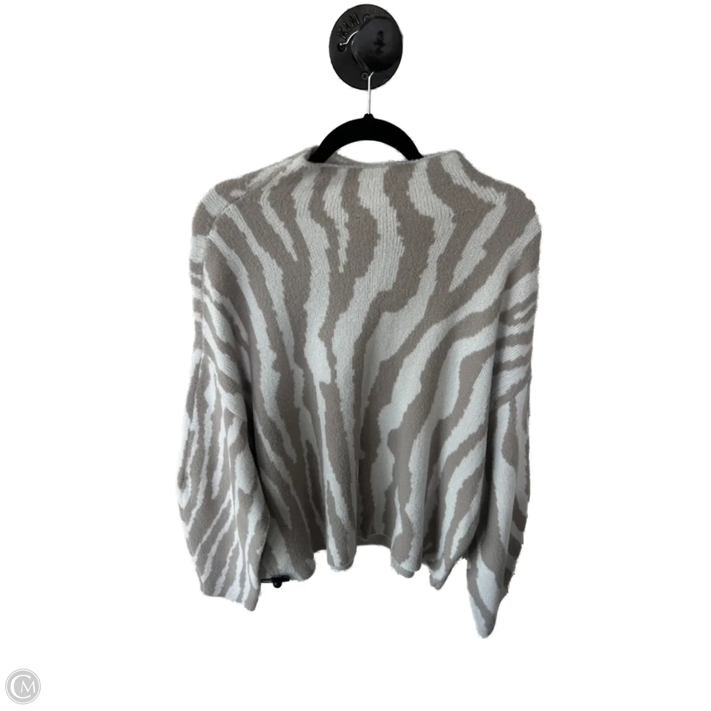 Sweater By Express In Tan & White, Size: L