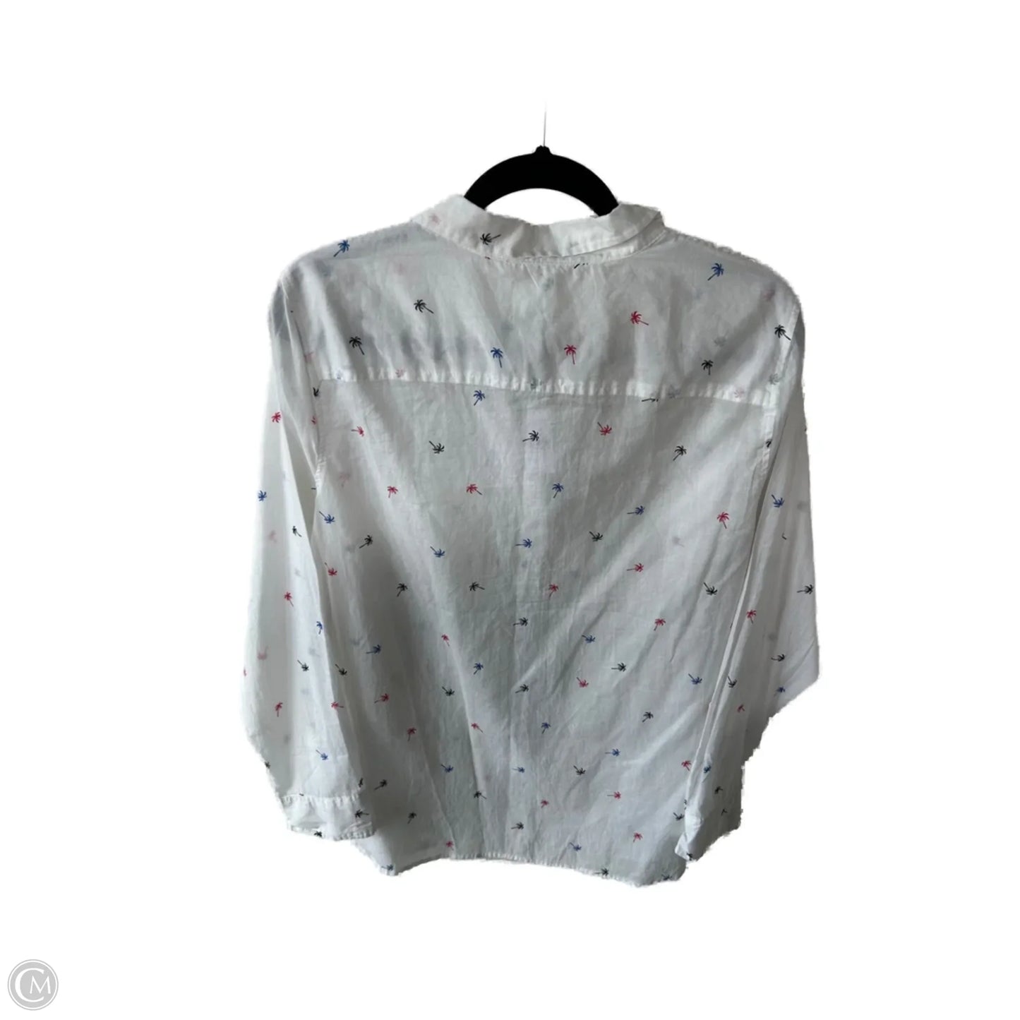 Top Long Sleeve By Gap In White, Size: Xl