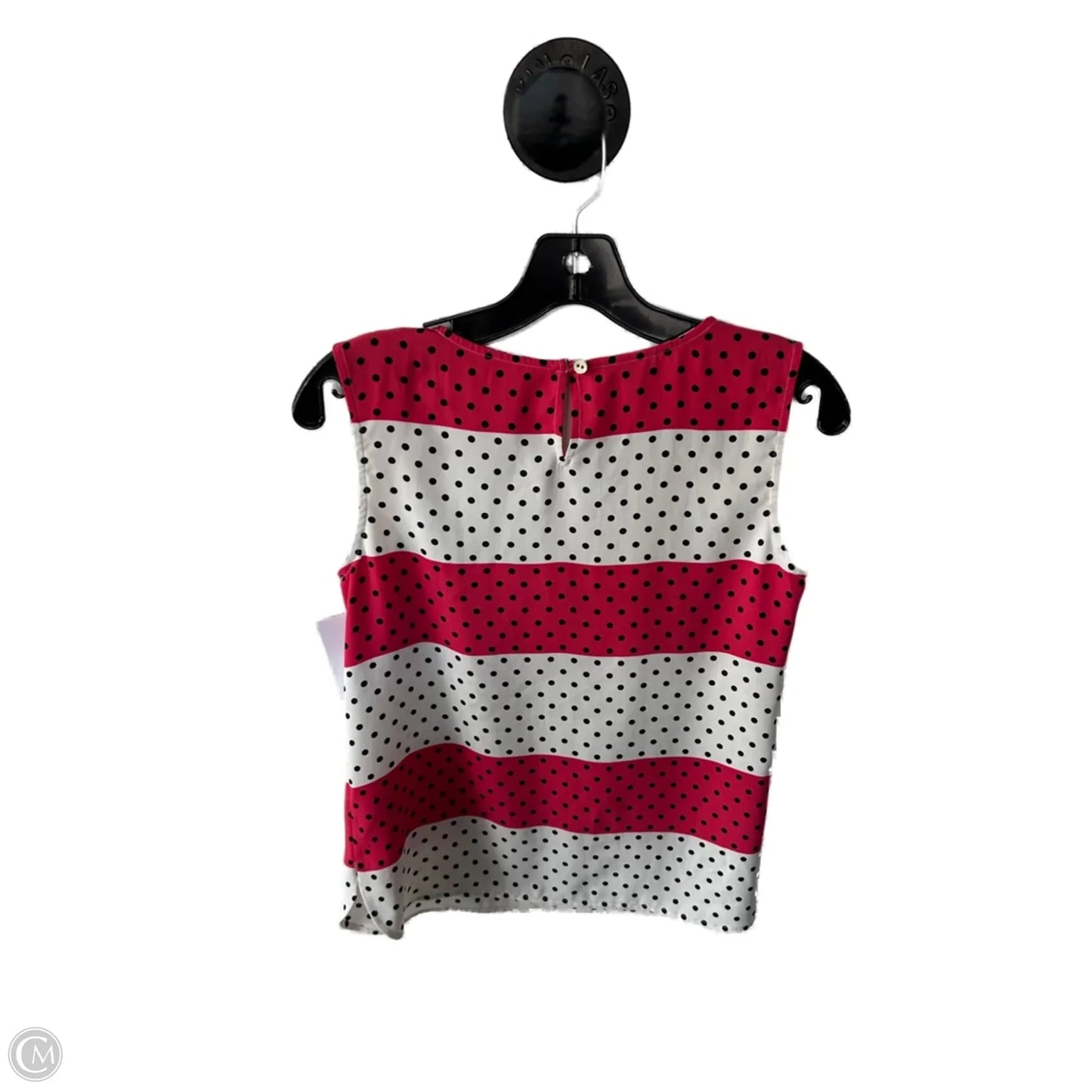 Top Sleeveless By Talbots In Black & White, Size: Xs