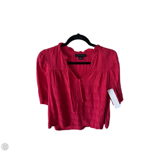 Top Short Sleeve By Sanctuary In Pink, Size: Xs
