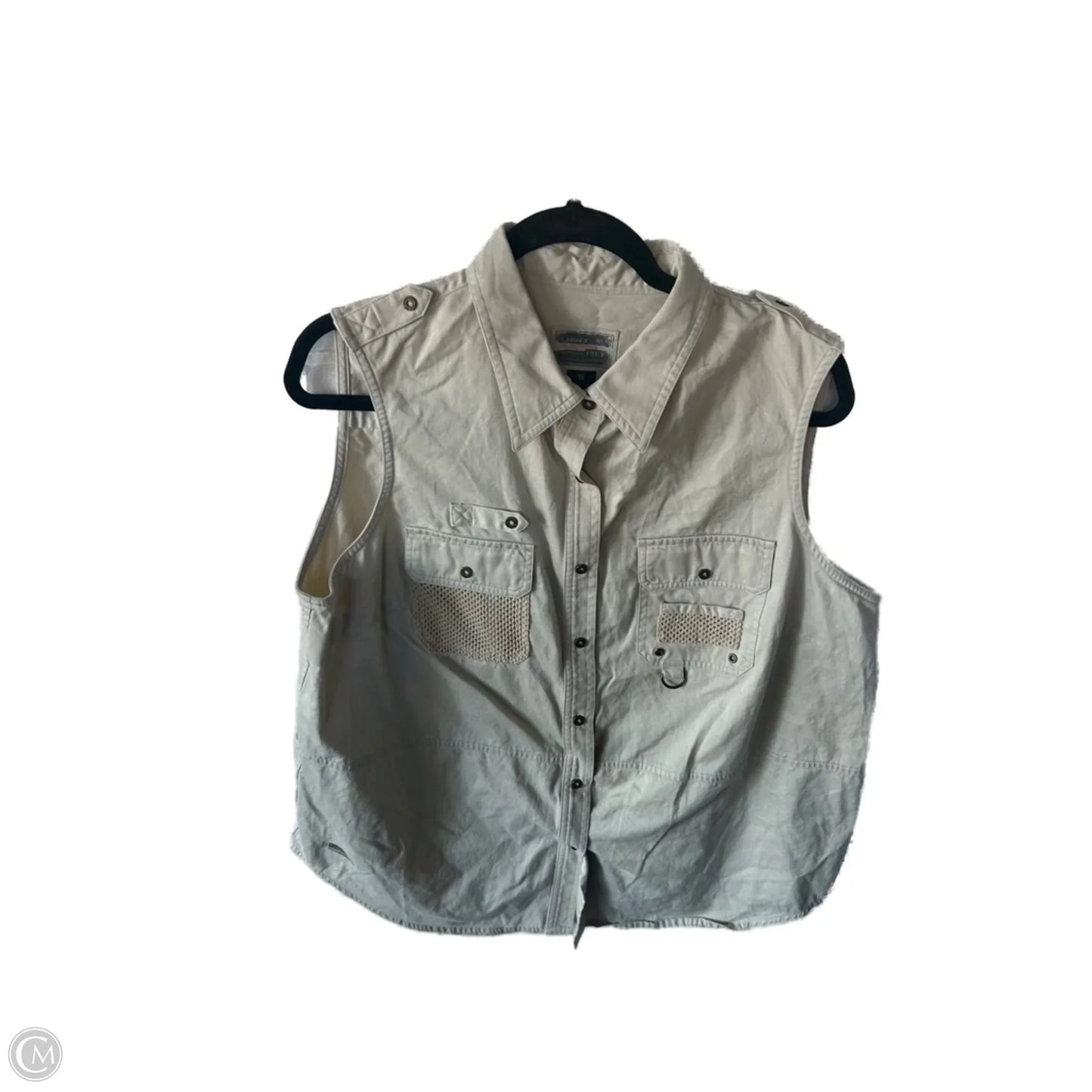 Vest Other By Lauren By Ralph Lauren In Tan, Size: 1x