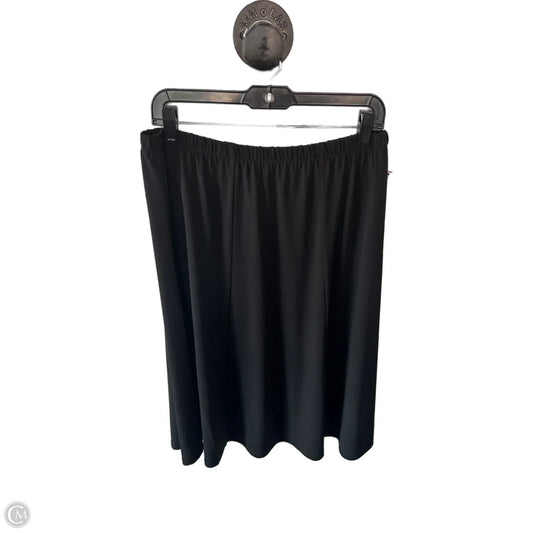 Skirt Midi By Christopher And Banks In Black, Size: 12