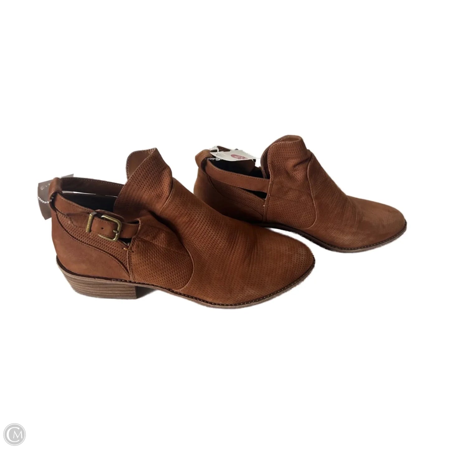 Boots Ankle Flats By Gianni Bini In Brown, Size: 9