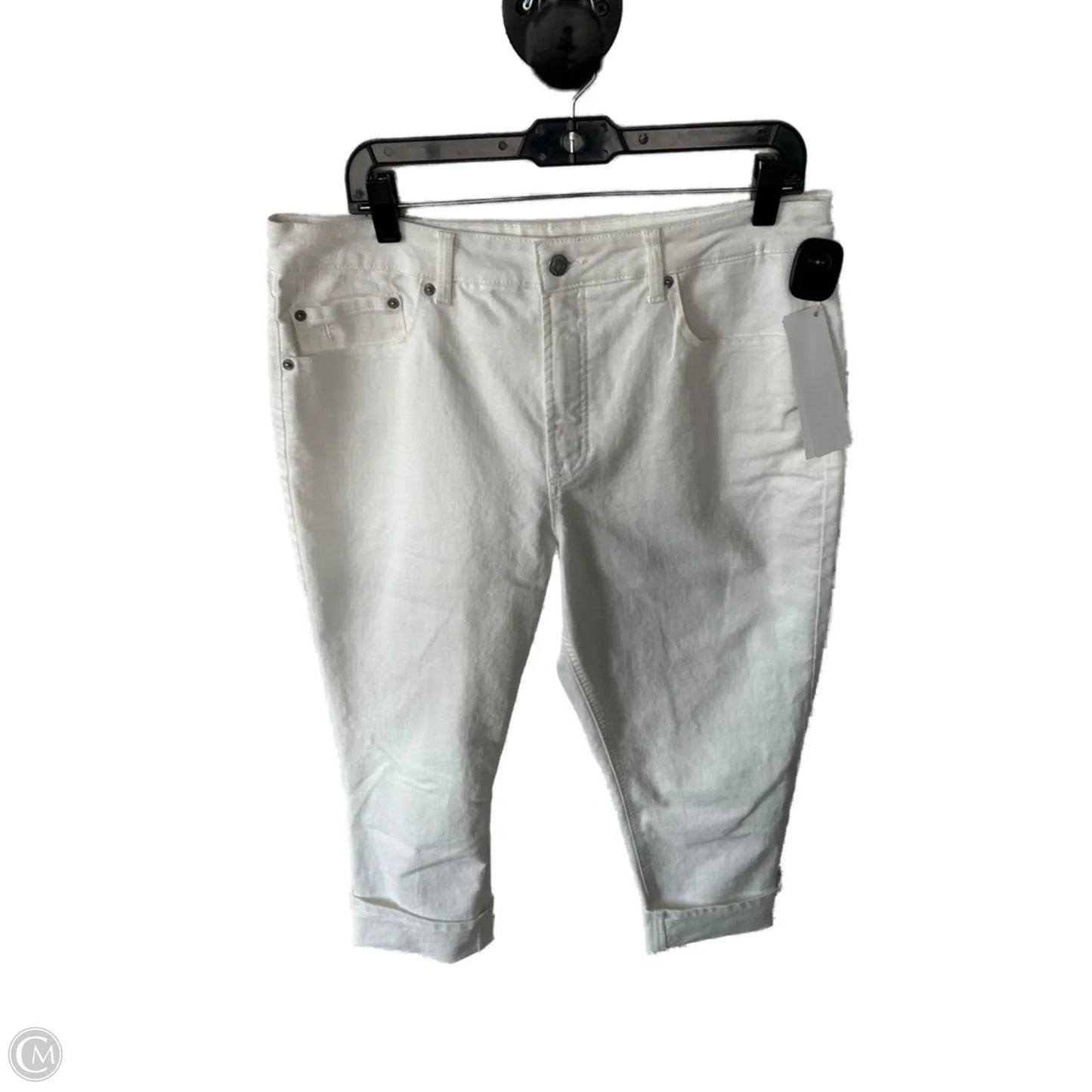 Jeans Designer By Frye In White Denim, Size: 12