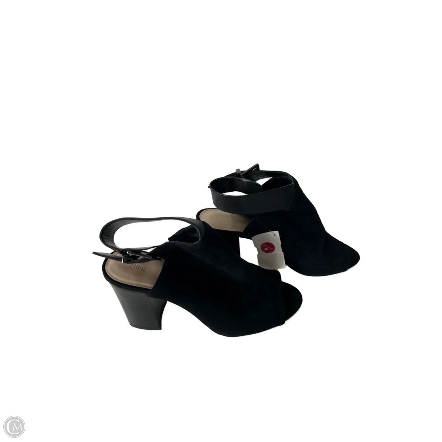 Shoes Heels Block By Nine West In Black, Size: 9