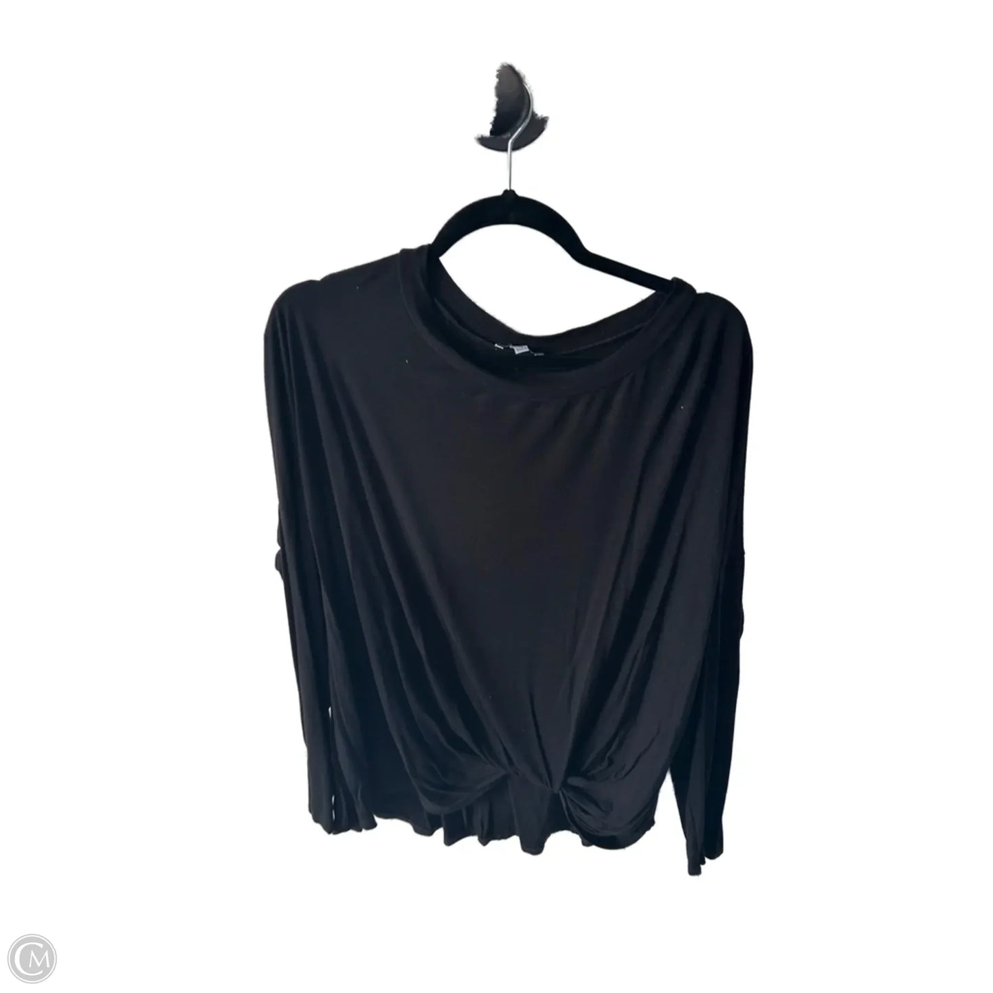 Top Long Sleeve By White Birch In Black, Size: 1x