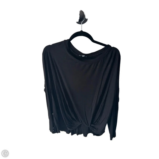 Top Long Sleeve By White Birch In Black, Size: 1x